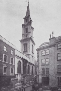 London City templomok: Szent Véda (f/w fotó) alkotó: English Photographer