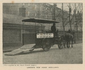 London új Horse Ambulance alkotó: English Photographer