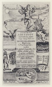 Longinus, G T for G Webb, Oxford 1636 (f/w fotó) alkotó: English Photographer