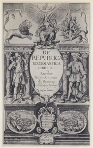 M A de Dominis, Egyházi Köztársaság, G Norton és J Bill 1617 (f/w fotó) alkotó: English Photographer