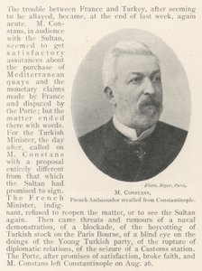 M Constans, a Konstantinápolyból visszahívott francia nagykövet alkotó: English Photographer