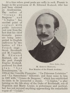 M Edmond Rostand, a Francia Akadémia új tagja alkotó: English Photographer