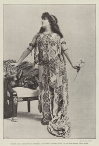Madame Sarah Bernhardt Kleopátra szerepében a Victorien Sardous drámában, az Új Angol Operaházban