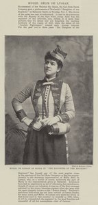Mademoiselle de Lussan, mint Maria az Ezred lánya című filmben alkotó: English Photographer