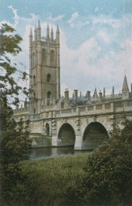 Magdalen College and Bridge alkotó: English Photographer
