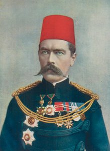 Lord Kitchener kartúmi vezérőrnagy. A dél-afrikai haderő vezérkari főnöke alkotó: English Photographer