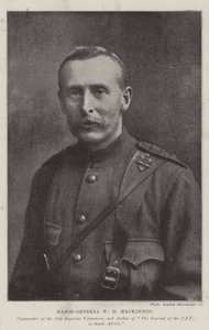 W H Mackinnon vezérőrnagy, a City Imperial Volunteers parancsnoka és a The Journal of the CIV in South Africa szerzője alkotó: English Photographer