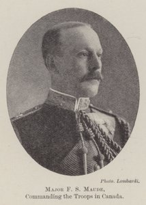F S Maude őrnagy, a csapatok parancsnoka Kanadában alkotó: English Photographer