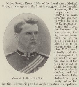 G E Hale őrnagy, RAMC alkotó: English Photographer