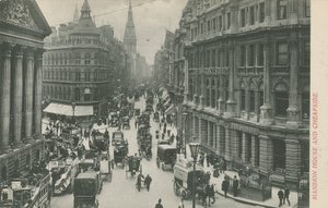 Mansion House and Cheapside, London alkotó: English Photographer