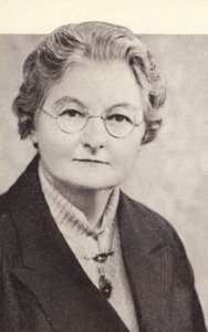 Margaret Bondfield, a munkáspárti képviselő és a brit kormány első női minisztere (f/w fotó) alkotó: English Photographer
