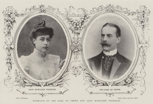 Crewe grófja és Lady Margaret Primrose házassága alkotó: English Photographer
