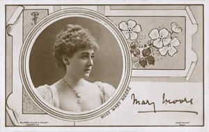 Mary Moore, angol színésznő (fekete-fehér fotó) alkotó: English Photographer