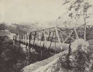 Melbourne Water Supply Pipes, a Plenty River felett, Greensborough alkotó: English Photographer