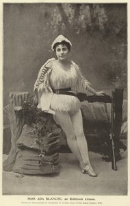 Miss Ada Blanche, mint Robinson Crusoe alkotó: English Photographer