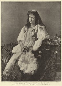 Miss Cissy Loftus, mint Haidee a Don Juanban