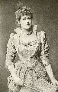 Miss Ellen Terry mint Beatrice (mélynyomás) alkotó: English Photographer