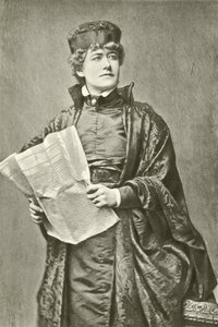 Miss Ellen Terry mint Portia (mélynyomás) alkotó: English Photographer