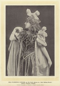 Florence Fowler kisasszony, mint a tündérkirálynő a Red Riding Hoodban, Gaiety Theatre, Dublin