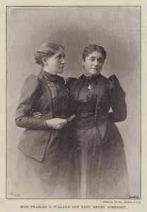 Miss Frances E Willard és Lady Henry Somerset alkotó: English Photographer