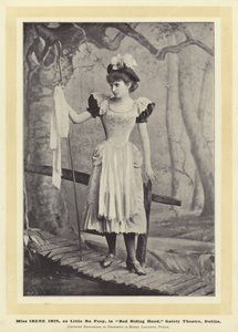 Miss Irene Iris, mint Little Bo Peep, a Red Riding Hoodban, Gaiety Theatre, Dublin