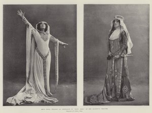 Miss Julia Neilson Constance szerepében a King Johnban, a Her Majesty