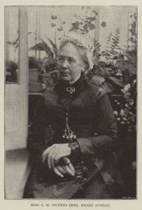 Miss L M Dickens (Mrs Henry Austin) alkotó: English Photographer