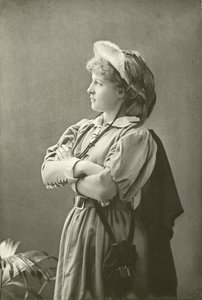 Miss Lily Langtry mint Rosalind (mélynyomás) alkotó: English Photographer