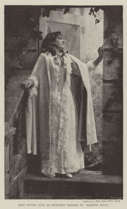 Miss Lucile Hill Dorothy Vernon szerepében a Haddon Hallban alkotó: English Photographer