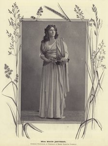 Miss Maud Jeffries alkotó: English Photographer