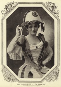 Miss Maude Adams, az Álarcosbálban alkotó: English Photographer