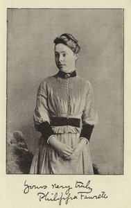 Miss Philippa Fawcett alkotó: English Photographer
