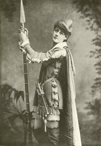 Miss Violet Vanbrugh mint Rosalind (mélynyomás) alkotó: English Photographer