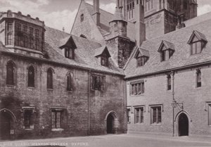 Mob Quadrangle Merton College, Oxford alkotó: English Photographer