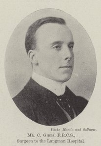 C Gibbs úr, FRCS, a Langman Kórház sebésze alkotó: English Photographer