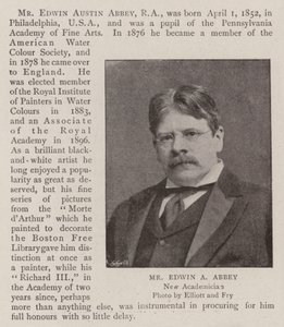 Mr Edwin A Abbey alkotó: English Photographer