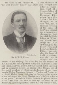 Mr F W H Harris alkotó: English Photographer