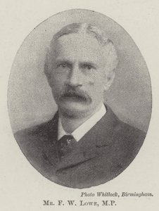 F W Lowe képviselő úr alkotó: English Photographer