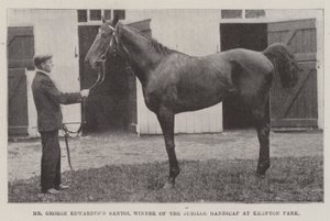 George Edwardess Santoi, a Kempton Park jubileumi hendikepjének győztese alkotó: English Photographer