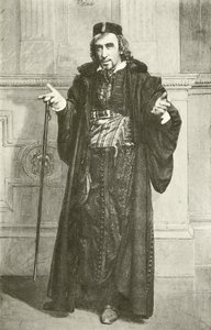 Henry Irving mint Shylock (mélynyomás) alkotó: English Photographer