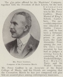 Percy Godfrey, a Koronázási Menet zeneszerzője alkotó: English Photographer