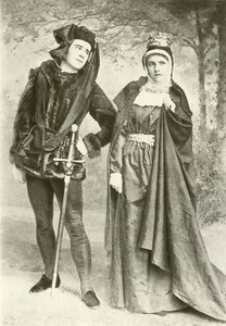 Mr R Mansield és Miss B Cameron mint Richard III és Lady Anne (mélynyomás) alkotó: English Photographer