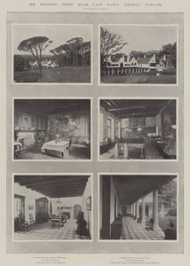 Mr Rhodes Otthon Fokváros közelében, Groote Schuur alkotó: English Photographer