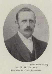 W H Holland úr, Rotherham új képviselője alkotó: English Photographer