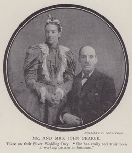 John Pearce házaspár (fekete-fehér fotó) alkotó: English Photographer