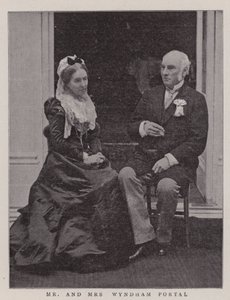 Mr és Mrs Wyndham portál alkotó: English Photographer