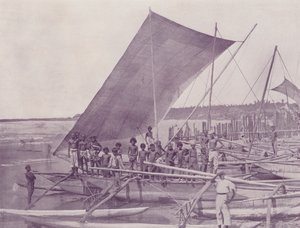 Natív halászhajók, Ceylon alkotó: English Photographer
