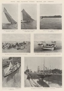 Haditengerészeti és vitorlásversenyek, brit és külföldi