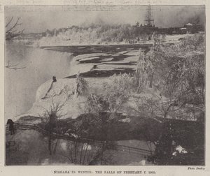 Niagara in Winter, the Falls 1901. február 7-én alkotó: English Photographer