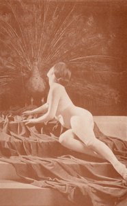 Nudista művészet: Irigység (fekete-fehér fotó) alkotó: English Photographer